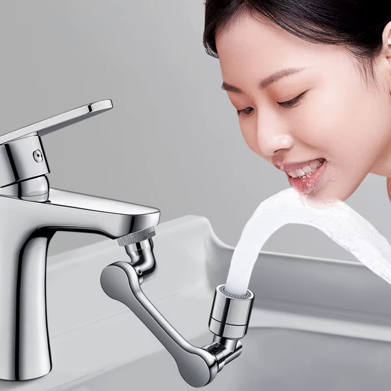 Universal faucet swivel 180° Extender Bathroom Wash Face Brushing
